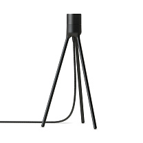 Tripod table matt black H 36 cm