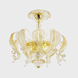atena-a-foglie-d-oro Sogni Di Cristallo Atena with Leaves Потолочный светильник