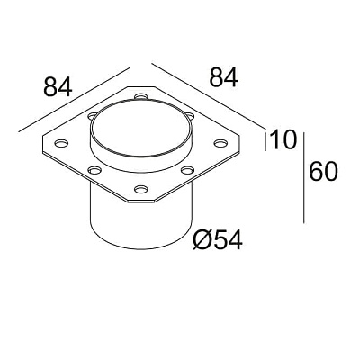 CONCRETE BOX 195 монтажная коробка Delta Light