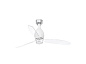 32025-9 MINI ETERFAN LED Matt white/transparent ceiling fan with DC motor люстра с вентилятором Faro barcelona