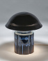 B1924008-601 Terres De Rves Serax Настольная лампа тёмно-синяя с полусферическим абажуром — фото 3
