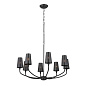Adeena 36.5" 8 Light Chandelier Black люстра 52509BK Kichler — фото 7