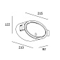 05-7563-14-M1 настенный светильник Leds C4 Ely Recessed With Touch белый — фото 1
