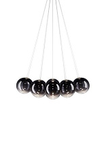 RANDOM CLOUD PENDANT 14 LIGHTS D.28 CM / GLOSSY SMOKE 3000K