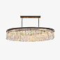 Потолочный светильник Triple Oval Ribbon Chandelier Bella Figura CL464-3T-O — фото 1