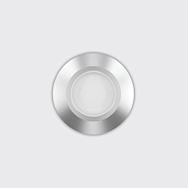 Light Up Floor recessed Orbit D=50mm - Diffuser optic 1W 16.9lm (350mA) - 1.5W 23.4lm (500mA) - 2W 29.9lm (700mA) - 3000K - Colour: Steel