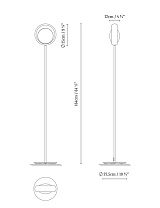 RING F BLACK; RING F BRASS LED 2 x 6W (E14) F 10,5 kg; RING F WHITE 594,54 CASAMBI on request / bajo pedido