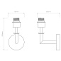 1483010 Club Wall Astro lighting настенный светильник бронза / натуральная латунь — фото 11