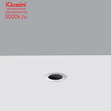 ER79 Light Up iGuzzini Floor-recessed Orbit luminaire D=45mm - Flush-mounted stainless steel frame - Warm White LED - Medium Comfort optic