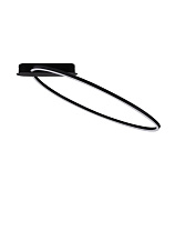 Triac Dimmable Sandy Black Steel, Aluminium & Silicone LED 30Watt 220-240Volt 1250Lm IP20 3000K D:64 W:60 H:30 cm