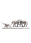 Фарфоровая композиция животных саванны на подставке African Savannah Lladro, белая матовая 01009275 — фото 3