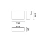 E878 Laser Blade InOut iGuzzini Wall-mounted Laser Blade InOut, Neutral White LED, Wide Flood optic — фото 1