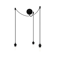 Cannonball black cluster 3 Ø 12cm L 2,5 m