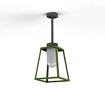Lampiok 1 N° 2; Frosted glass E27 52W; Fern green
