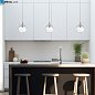 Подвесной светильник Saxa Metal Lux, 1 лампа, стекло «роса» 274.515.01 — фото 1