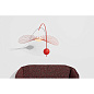 L0840715 Vertigo Petite Friture Настенный светильник геометрический сферический красный лимитированный — фото 1