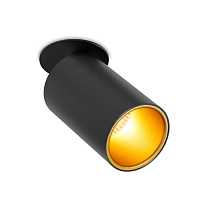 Потолочные светодиодные светильники Led technology SPY IN 13.30 W черный + золотой