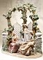Фарфоровая скульптура дам за чаепитием Tea in the Garden Lladro, лимитированная серия 01001759 — фото 5