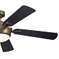 60" Humble 5 Blade LED Indoor Ceiling Fan Character Bronze люстра-вентилятор 300415CHZ Kichler — фото 6