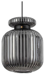 5042/1B Odeon Light Jugi подвесной светильник с ребристым плафоном черный