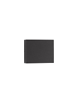 Dark Anthracite Die-Casting Aluminium & Clear Glass LED 8 Watt 296Lm 3000K 220-240V Beam Angle 253º IP65 Light Up & Down L: 11.8 W: 3.8 H: 9.7 cm