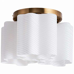 A3459PL-3AB Arte Lamp Serenata потолочная люстра с тремя плафонами из стекла