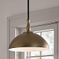 Fira 1 Light Pendant Natural Brass and Black подвесной светильник 52476NBR Kichler — фото 5