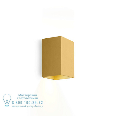 BOX WALL mini 1.0 Wever Ducre накладной светильник золото