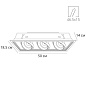 A8450PL-3WH Arte Lamp Merga карданный светильник LED 3х75W 7200Lm 4000K — фото 5