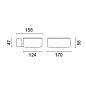 N991 View Opti Linear iGuzzini medium body - warm white - DALI - up light wall washer optic — фото 1