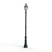 Avenue 4 N° 8; Clear polycarbonate Built-in LED 3000°K warm white 35W; Green Patina