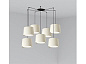 64314-54-7L CONGA BLACK PENDANT LAMP ø500*350*ø450 WHITE LAMPS подвесной светильник Faro barcelona — фото 1