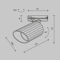 TR087-1-GU10-B Maytoni Lipari Трековый светильник 10W Черный — фото 15