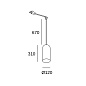 71-8493-DN-12 Leds C4 Glam 310mm for Deltatrack — фото 1