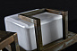 Уличный настенный светильник Ice Cubic Square Moretti Luce 3407 — фото 4