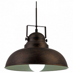 A5213SP-1BR Arte Lamp Martin подвесной светильник с купольным плафоном темного цвета