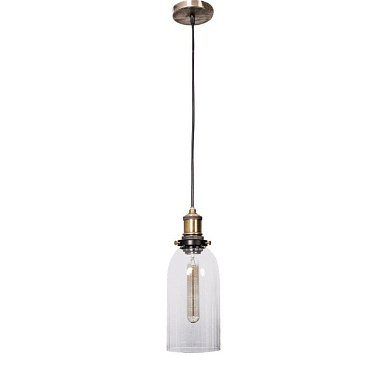 Contemporary Clear Glass Hanging Light подвесной светильник FOS Lighting Antq-Holder-BoroClear-HL1
