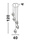 9104351 RINGS Novaluce светильник LED 60Вт 230В 2310Lm 3000K IP20