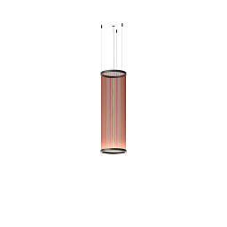 180537/1D_10 Vibia Array подвесной светильник терракотовый цилиндрической формы