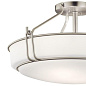 Alkire 4 Light Semi Flush Brushed Nickel потолочный светильник 44086NI Kichler — фото 3