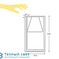 09135B4 Kartell Light Air TL sculturata геометрическая настольная лампа кристалл — фото 4