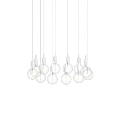 E27 Pendant Cluster подвесной светильник Muuto White / White E27CLB0115