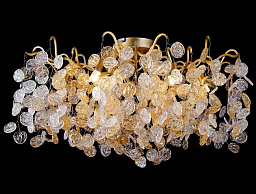 TENERIFE PL8 Crystal Lux Tenerife потолочный светильник с множеством хрустальных подвесок на металлическом основании