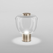 Настольная лампа RIFLESSO 3, прозрачная, матовое золото 3 L3405 CE
