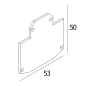 SPM20 - END CAP B черный Delta Light IMP