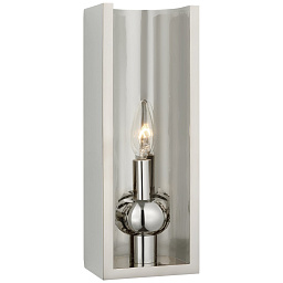 PCD2100PN Visual Comfort Comtesse настенное бра с прямоугольным металлическим корпусом и декоративной колбой