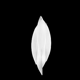 430/4A Chrome White Murano Glass IDL Paradise Настенный светильник