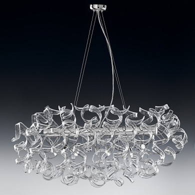 Metal Lux Astro SP ovale овальная люстра прозрачный; хром 206.520.01