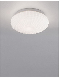 9738256 Nova Luce Clam накладной потолочный светильник для ванной с фактурным рассеивателем