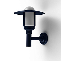 Newpark N° 2; Frosted glass E27 105W; Steel blue